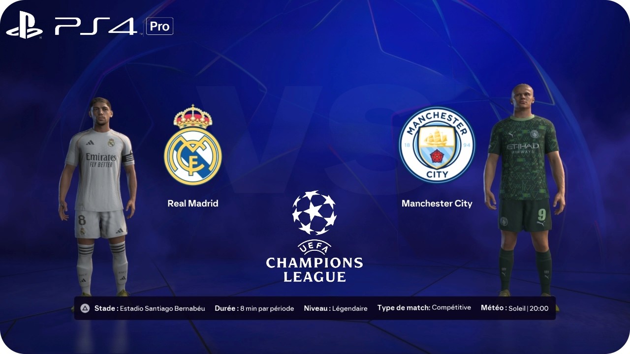 EA FC 26 Real Madrid vs Manchester City 11/03/26 Match PS4 Pro [HD]