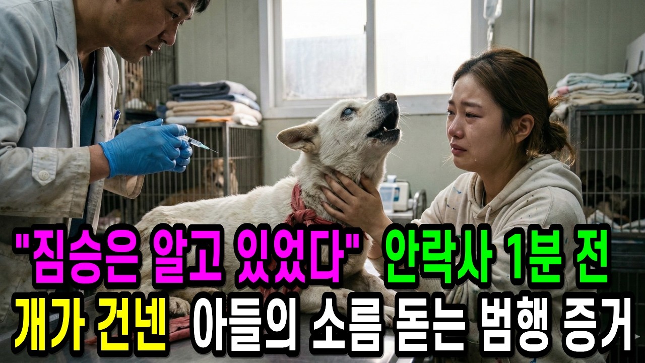 안락사 바로 몇 분전에 구출된 진돗개...알고보니 충격적인 사실이 밝혀지는데....,#감동사연,#오디오북,#반려동물