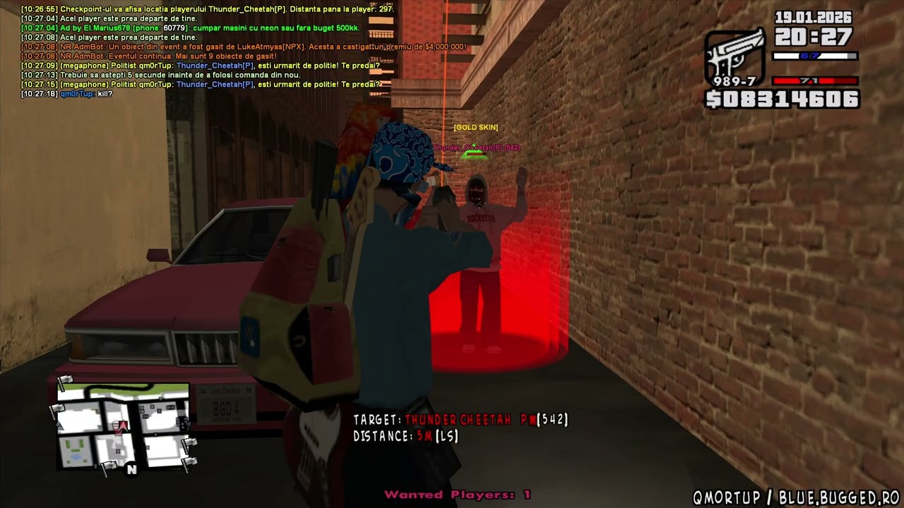 m0rTu - dovada 73 blue bugged #gta [SA:MP]