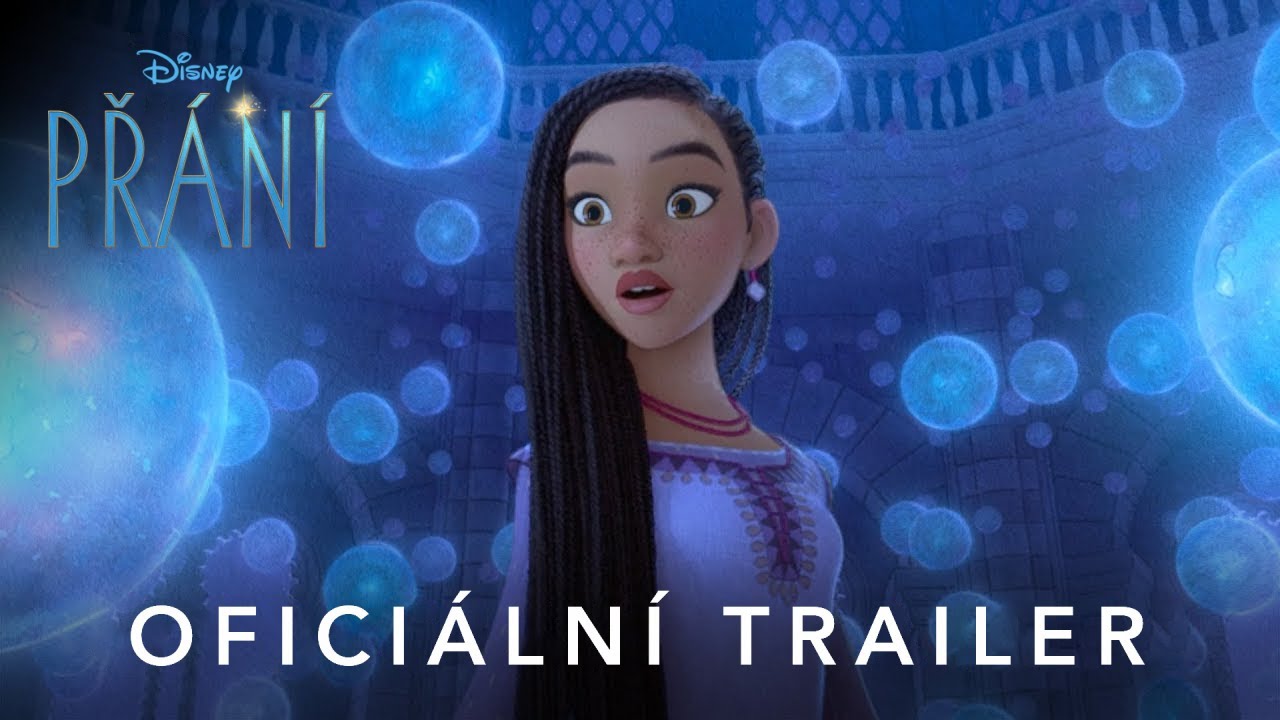 Př&aacute;n&iacute; - Trailer | CZ DABING | Wish 2023 | Disney 100