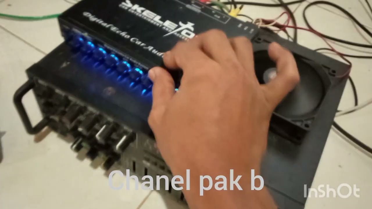cara pasang parametrik mobil di amplifier sunbuck untuk sound rumahan
