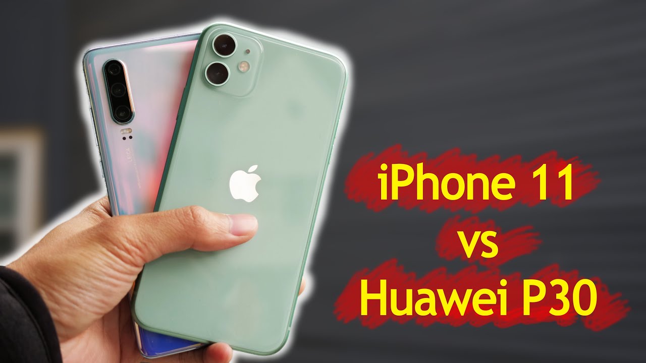 Сравнение камер iPhone 11 и Huawei P30