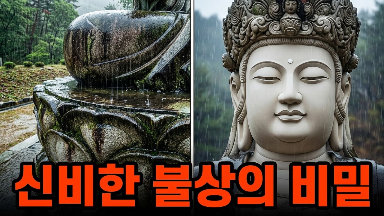 30년 내내 태풍과 비를 맞으면서도 온몸은 때가묻어도 얼굴과 목은 한결같이 깨끗한 희안한 불상 #시골빈집 #오지산골