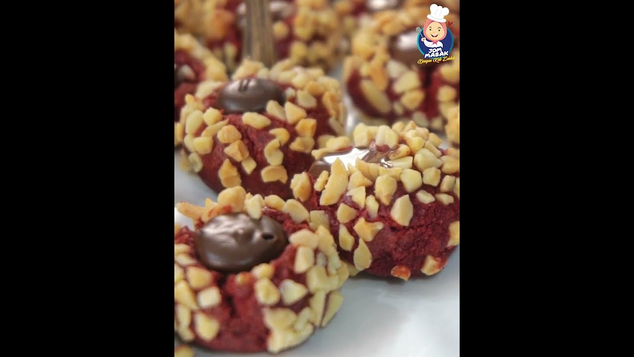 Red Velvet Almond Cookies Episode 483