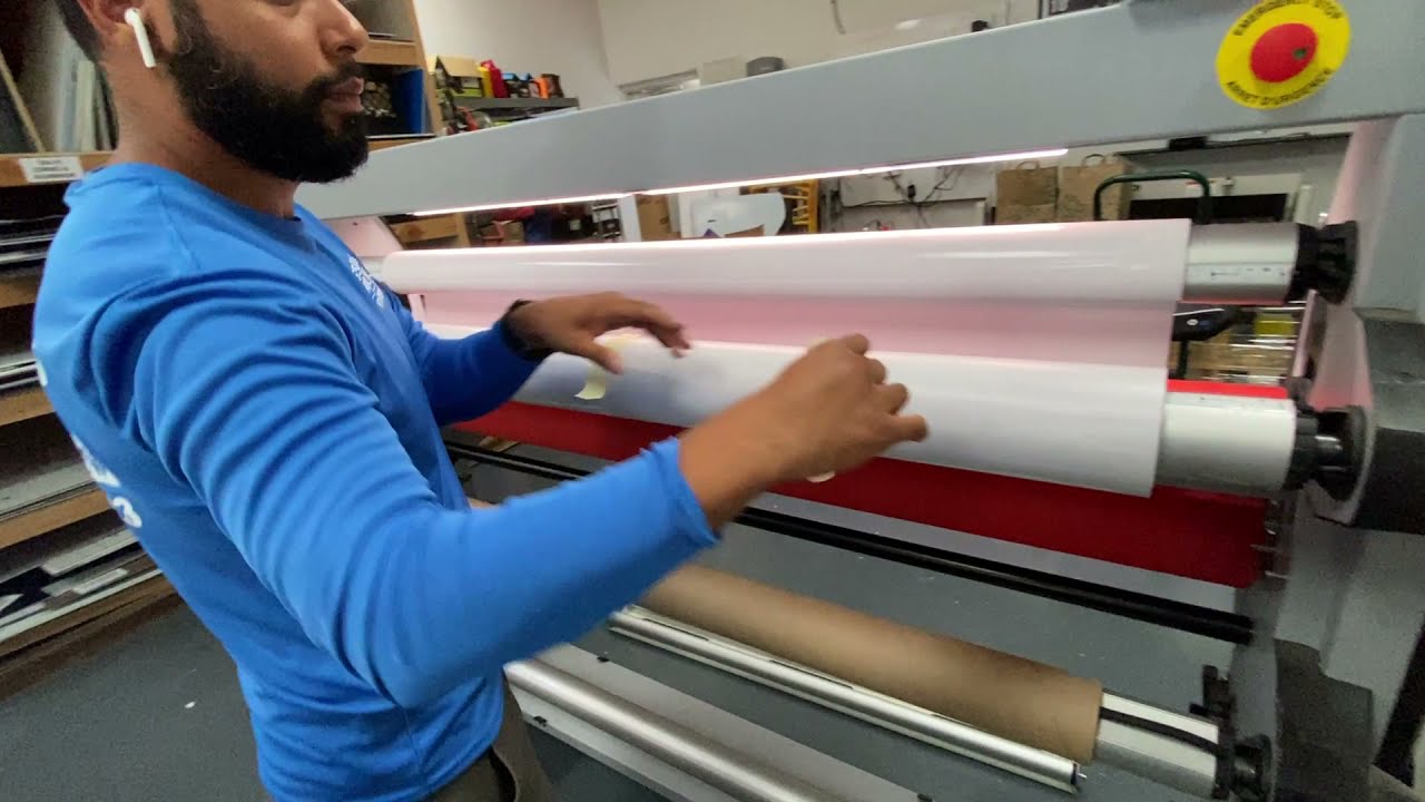 Instructional video on how to use our laminator