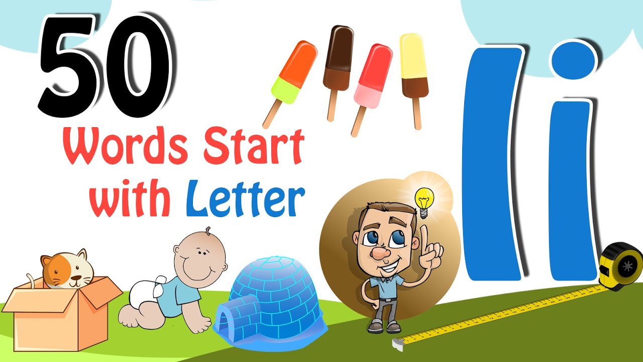 50 Words start with I | Phonics letter I | Letter I | Vocabulary | Kids Video | Kids Grade