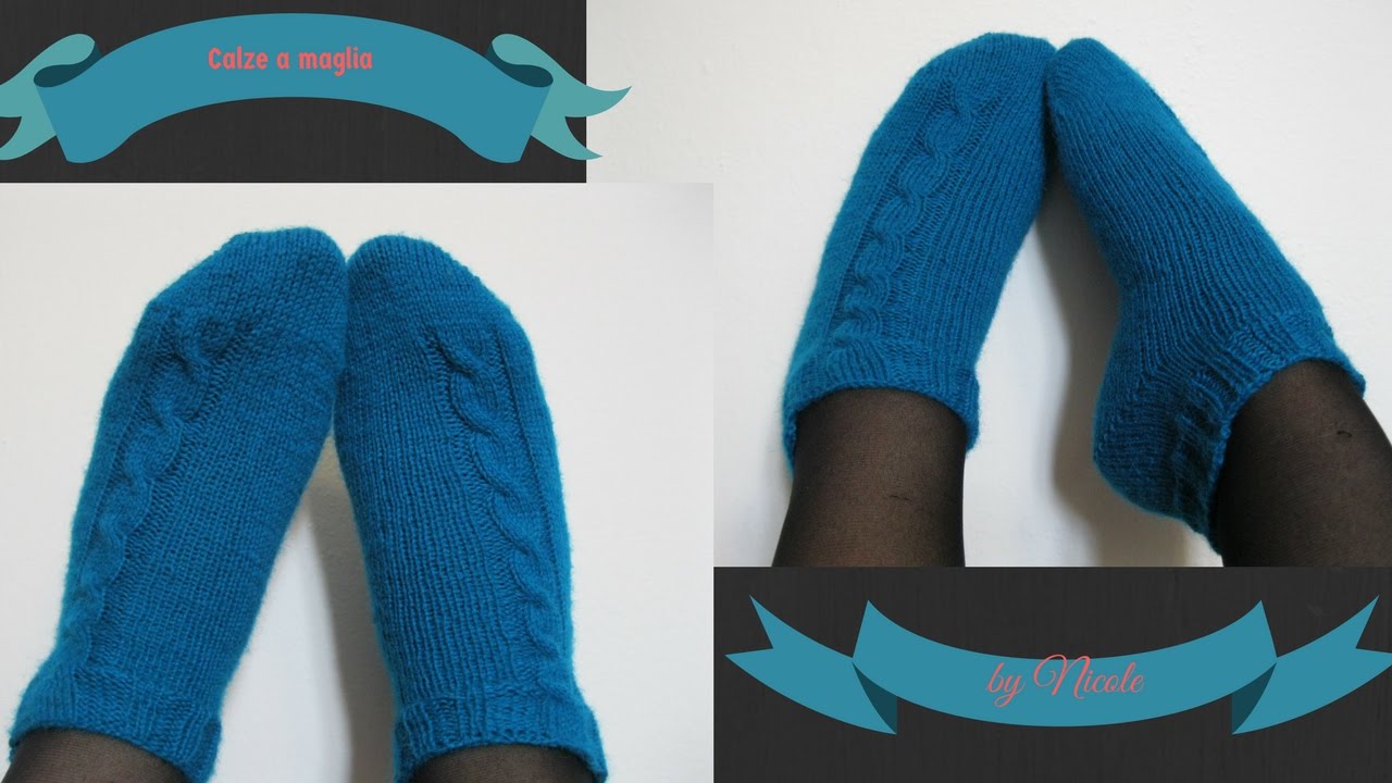 Come realizzare calze a maglia / knit toe up socks