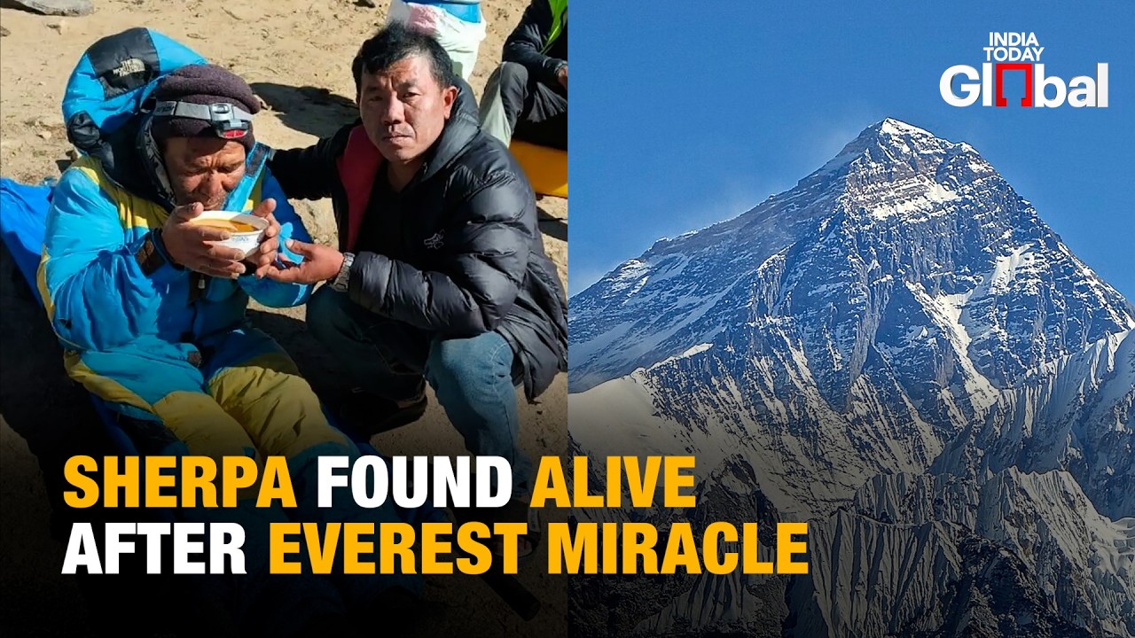Sherpa Guide Missing for Six Days on Everest Found Alive, Crawling Back to Base Camp