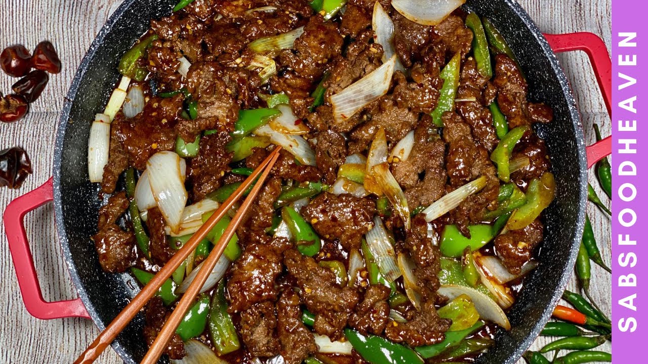 Beef chilli recipe , authentic Chinese, restaurant style , easy & quick recipe