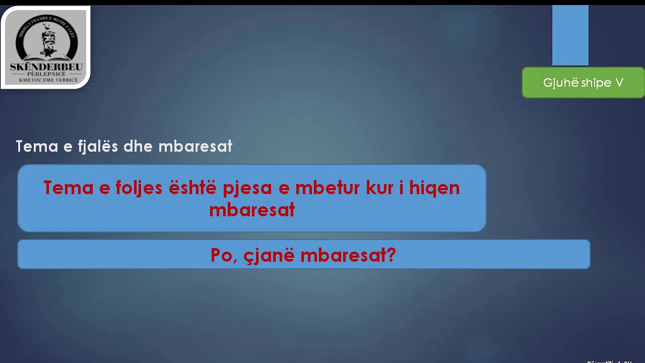 gjuhë shqipe-tema e fjalës, rrënja, parashtesat , prapashtesat edhe mbaresat