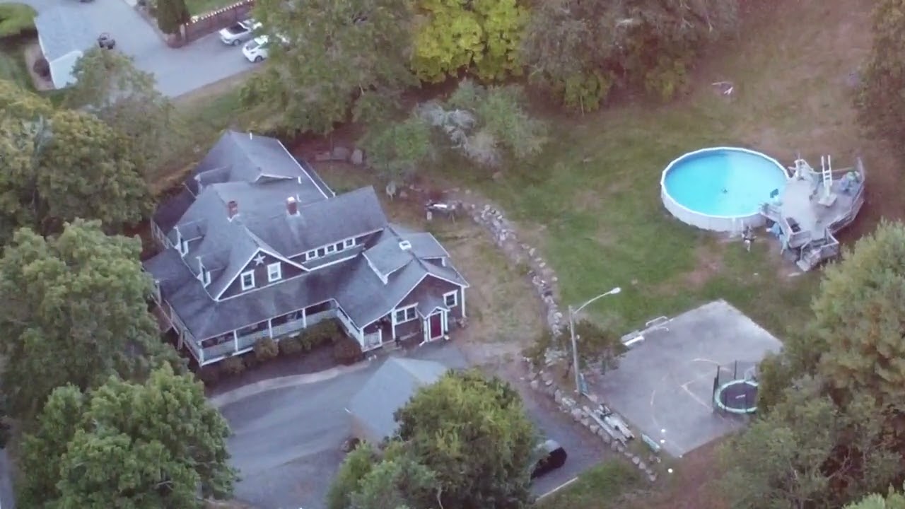 Flying around N Dartmouth, MA at sunset