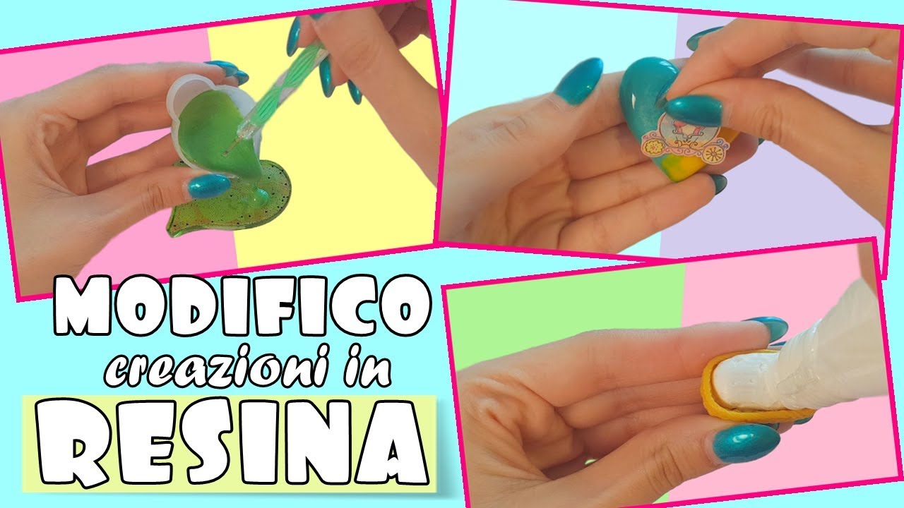 Miglioro/modifico CREAZIONI in RESINA :D