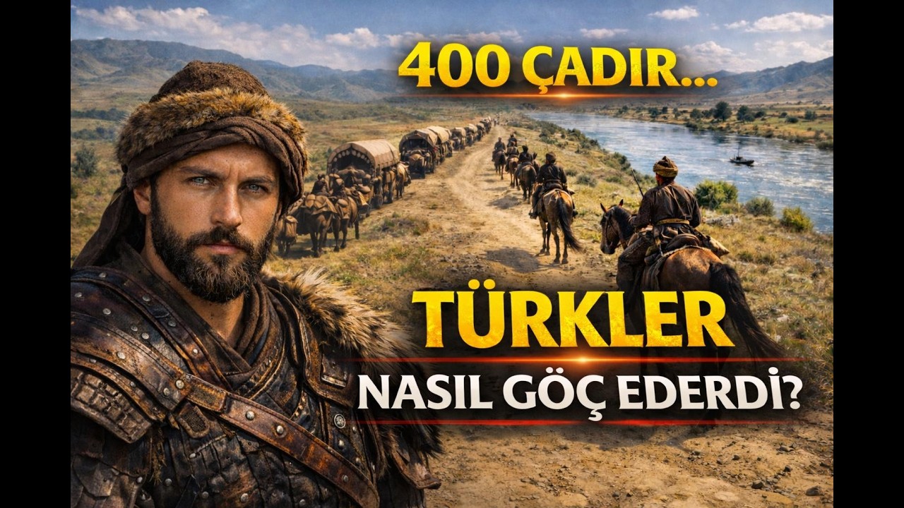 400 Çadırla Türkler Nasıl Göç Ederdi? | Orta Asya'dan Anadolu'ya Göç Sistemi