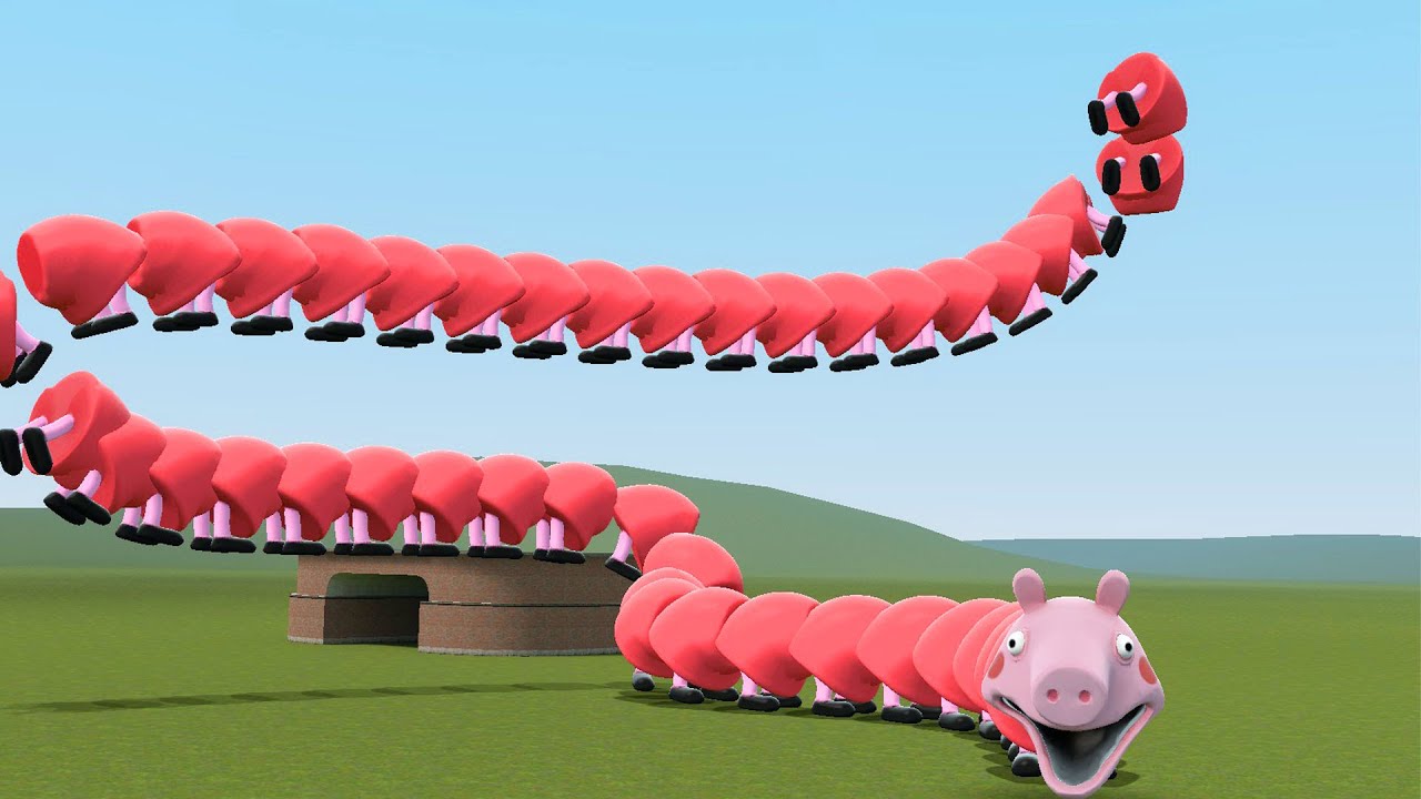 I FOUND NEW ROBLOX HUNGRY PEPPA PIG WORM in Garry's Mod with Spider Man! #1