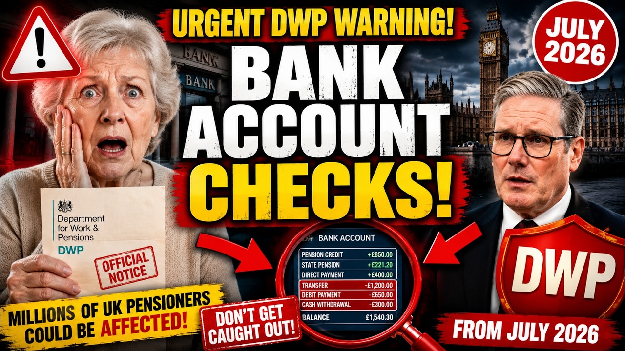 ⚠️ URGENT DWP WARNING: Millions Of UK Pensioners Could Face Bank Account Checks From July 2026 ⚠️