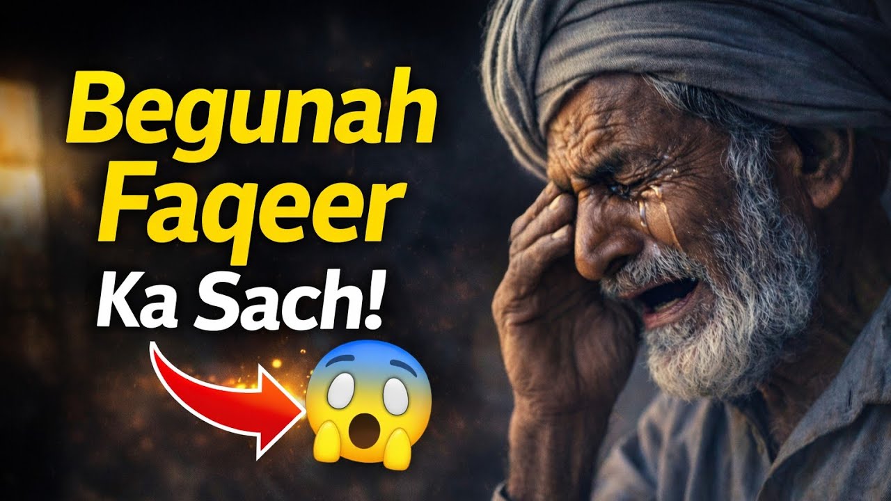 😭 Ek Begunah Faqeer Ka Dil Hila Dene Wala Waqia | Emotional Islamic long video| @SunnatKaSafar 
