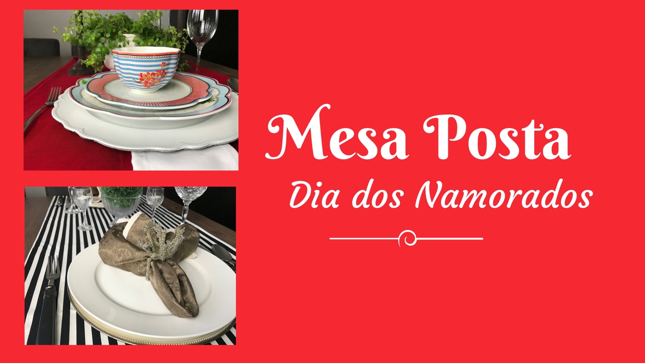 2 sugestões de Mesa posta Valentine Day  - Cristina Versluis
