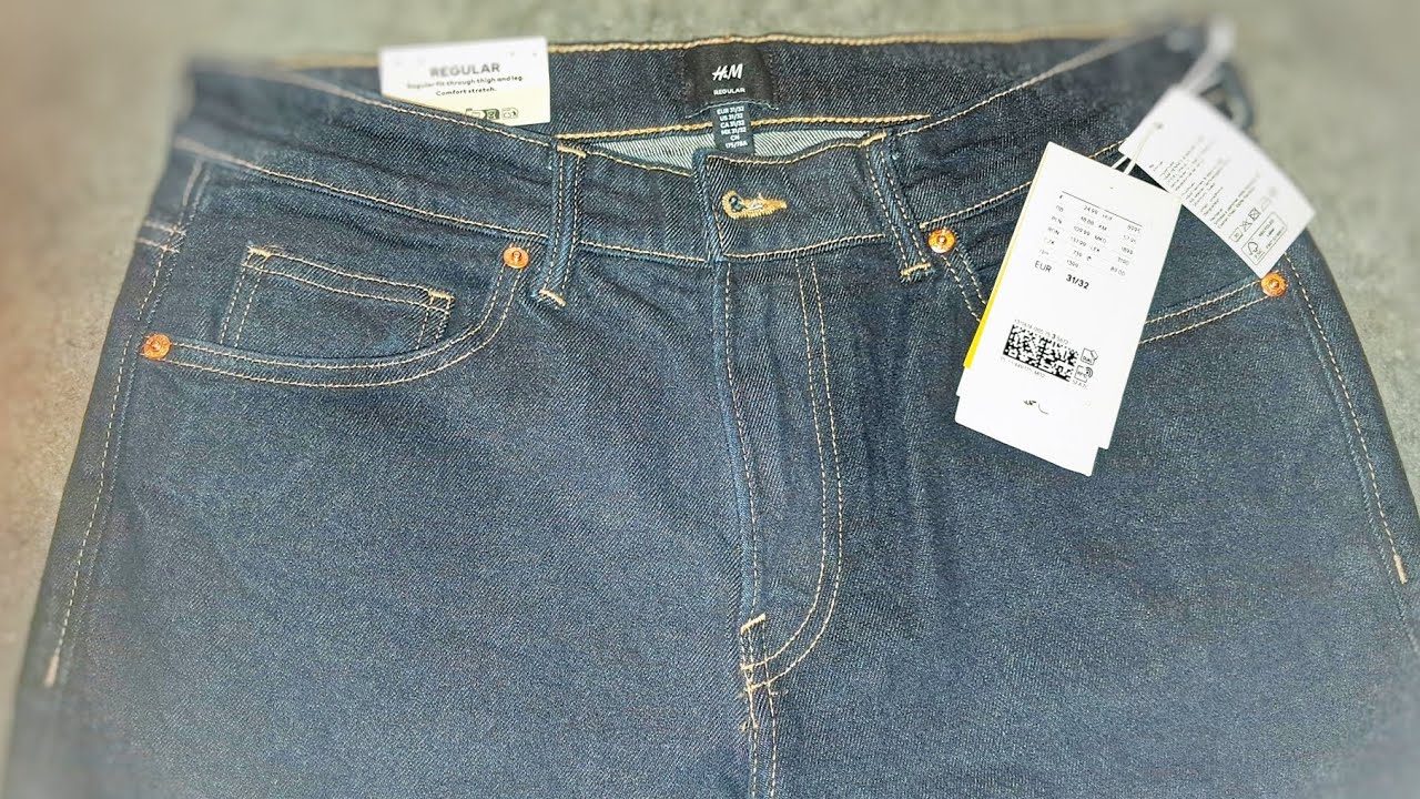 H&M JEANS REGULAR M W31L32 - 110 złotych (31 USD) MADE IN BANGLADESZ 