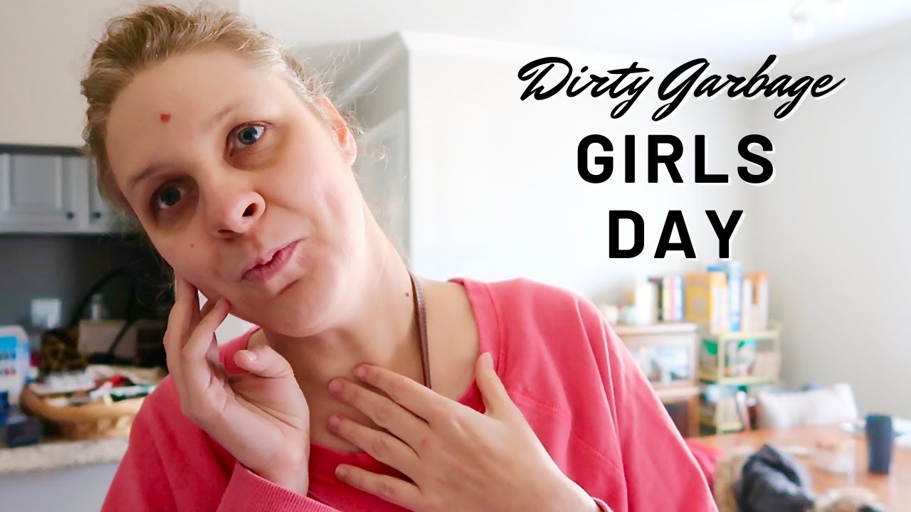 Dirty Garbage Girls Apartment Day - Autistic Blind Adult & Caregiver