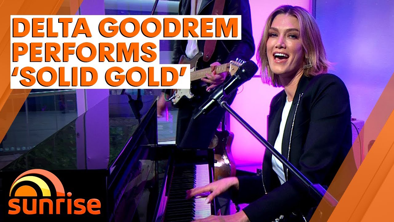 Delta Goodrem - Solid Gold (Live on Sunrise 2020) | 7NEWS Australia