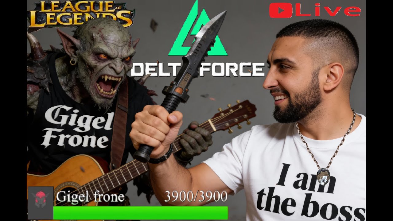 🔴 LIVE 🔴DeltaForce & LoL , dar este o  zi trista , Gigel a ramas BOSS-UL ( 3 provocari supreme )