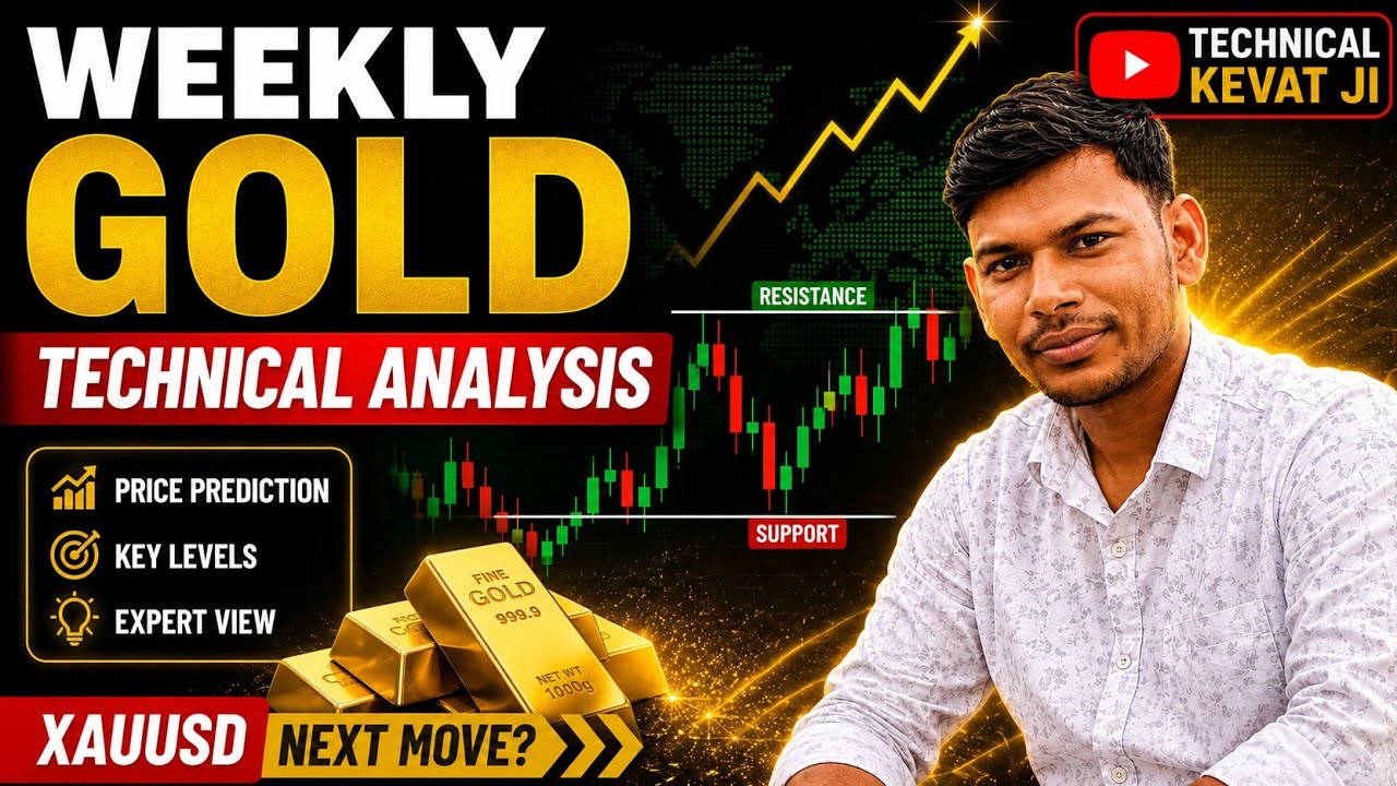Weekly Forecast XAU/USD GOLD in Hindi || XAUUSD forecast || Simple technical analysis in Hindi