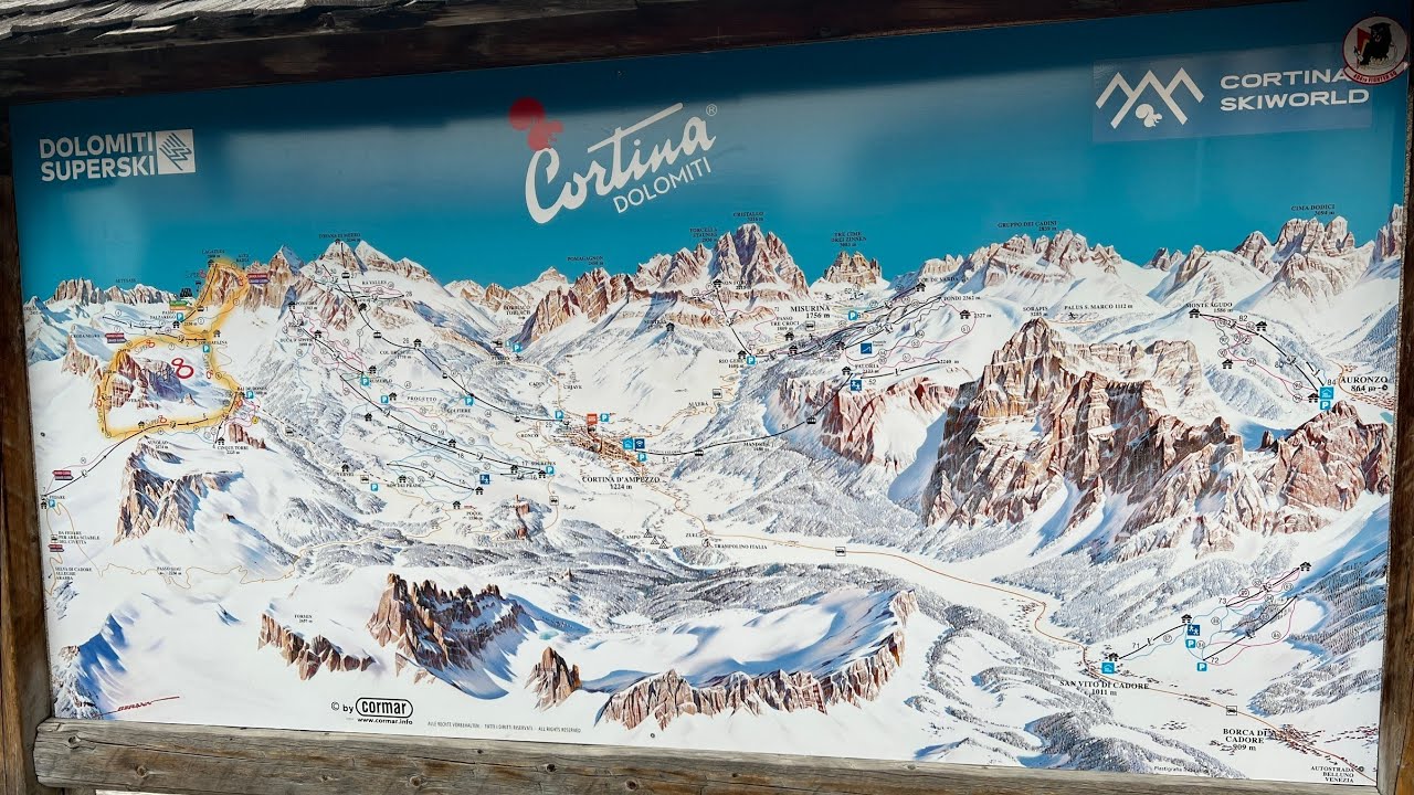 Cortina d’Ampezzo  zimní olympijské hry 1956 - 2026 🇮🇹