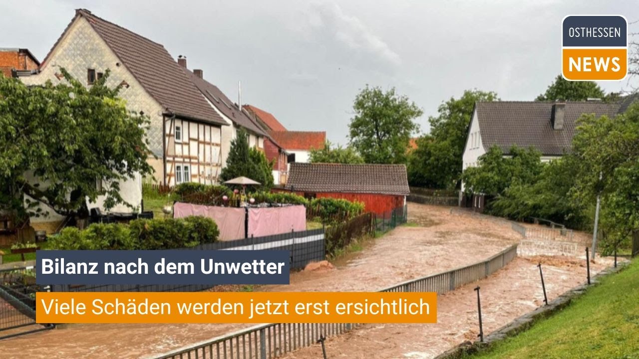 BEBRA / ROTENBURG: Bilanz nach dem Unwetter - großer Dank an die ehrenamtlichen Einsatzkräfte