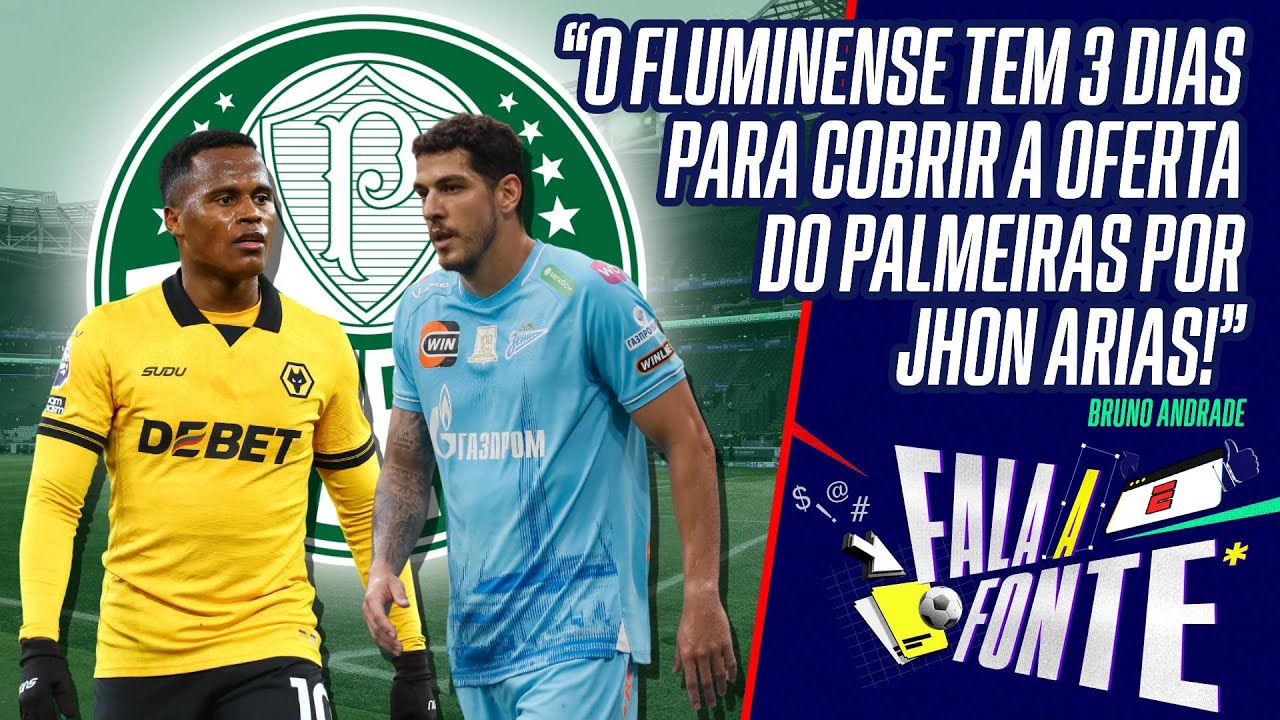 ARIAS MAIS PERTO DO PALMEIRAS, ZENIT FAZ NOVELA POR NINO E FACUNDO TORRES VOLTA À MLS | FALA A FONTE