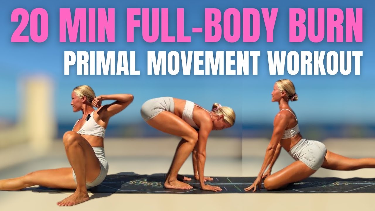 20-Min Full-Body Primal Movement Workout | Strength, Flexibility & Core Challenge