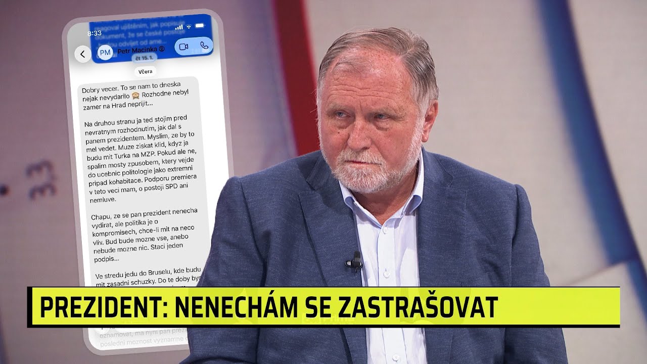 Vydíral Macinka prezidenta? Nedovedu si představit, že by za to byl souzen, říká advokát Sokol