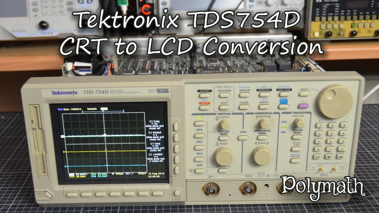 Tektronix TDS754D CRT to TFT LCD Conversion