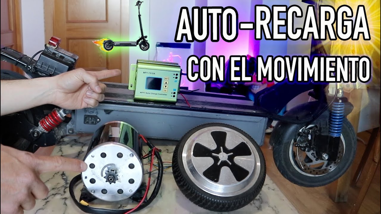 COMO AUTO-RECARGAR ✅️MIENTRAS NOS MOVEMOS✅️ PATINETE ELECTRICO Y BICI ELECTRICA / RecarGa InfiNita