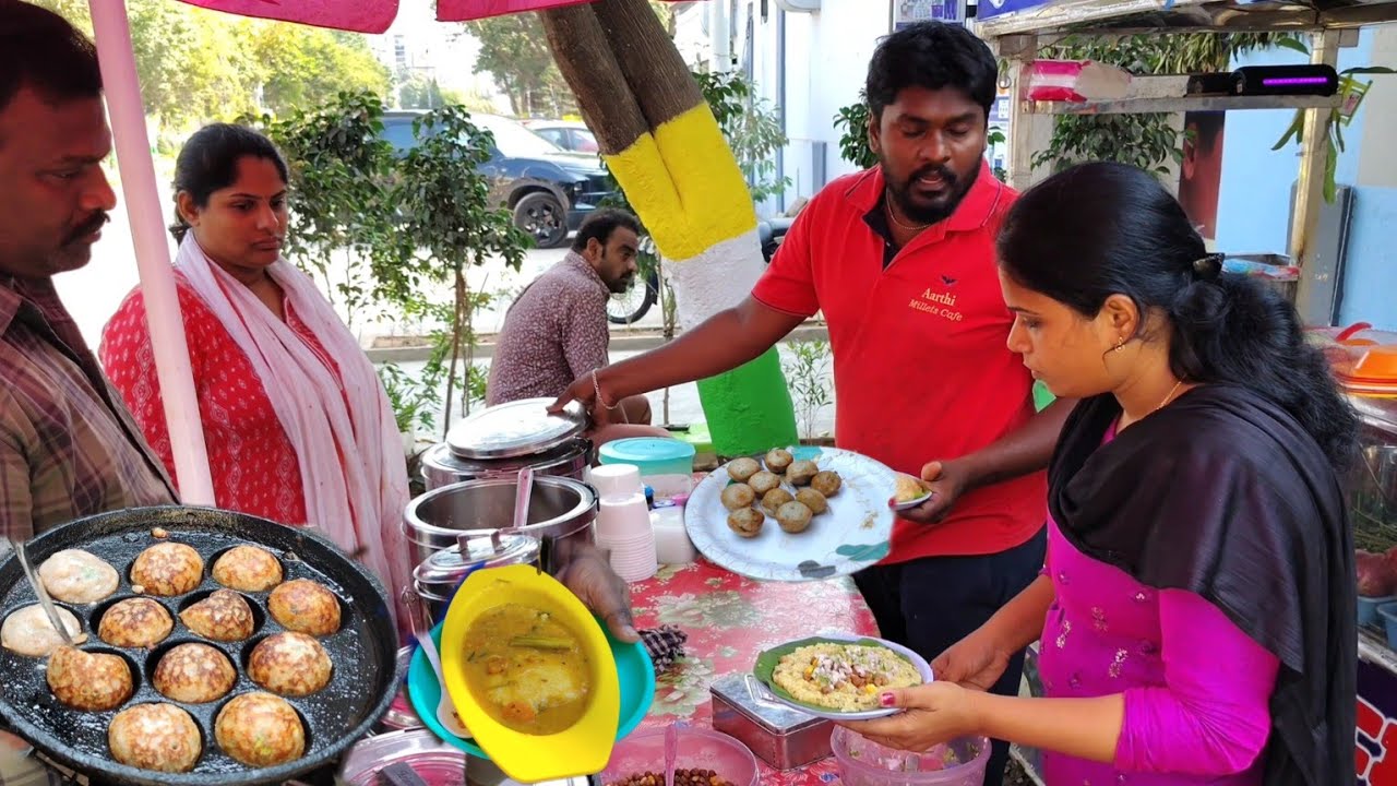 Most popular EGG DOSA - MILLET DOSA - CHICKEN MIXTURE - PANEER CHEESE DOSA In Vijayawada #streetdosa