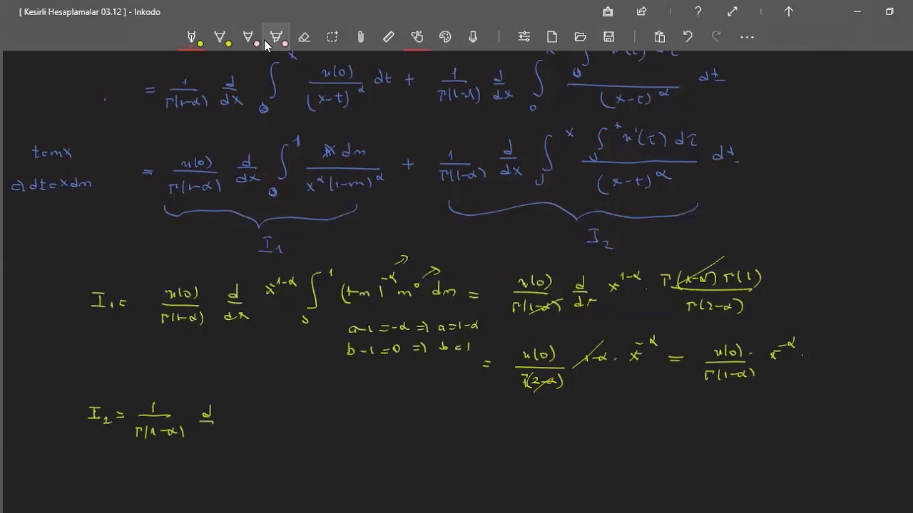 Riemann-Liouville kesirli türevi ve Caputo kesirli türevi arasındaki İlişki