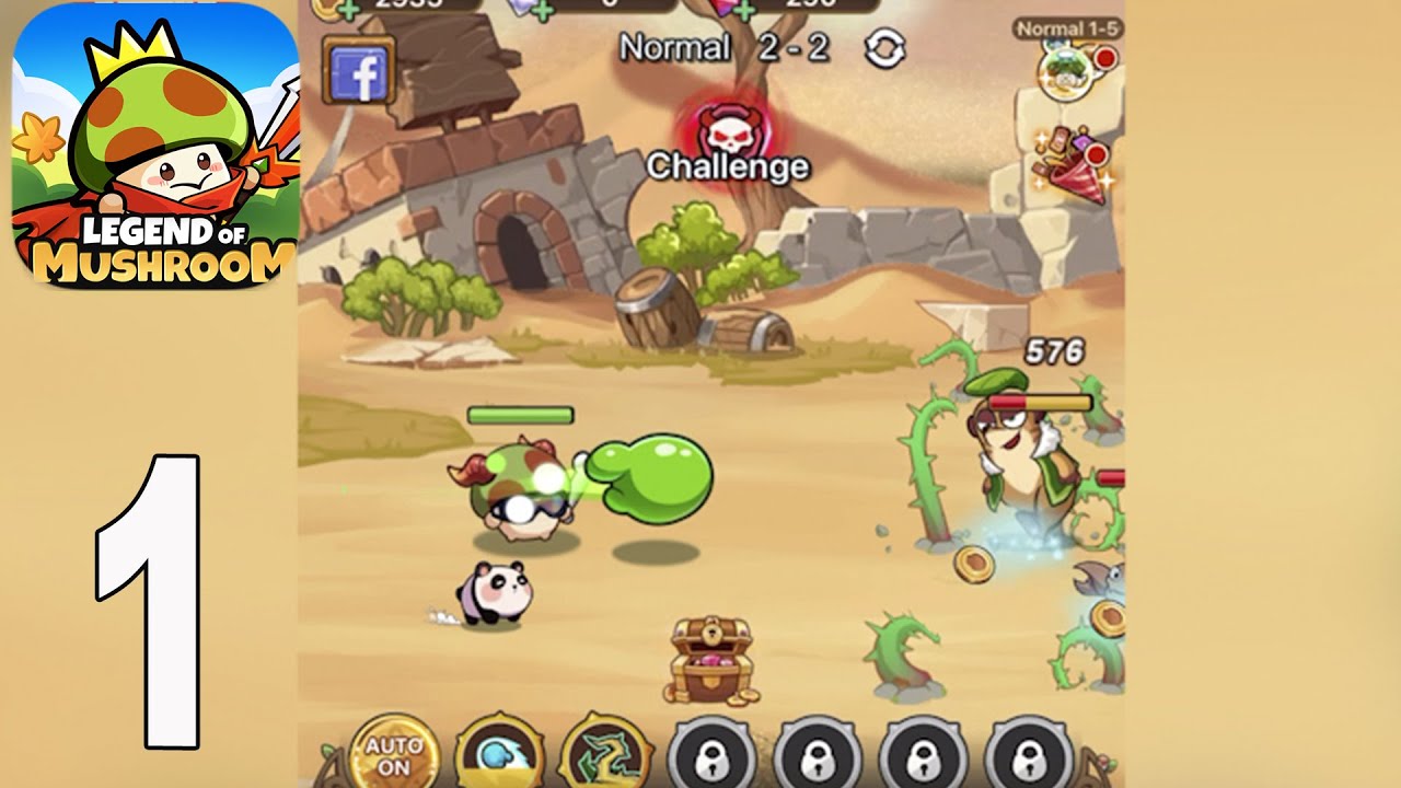 Legend of Mushroom - Gameplay Walkthrough Part 1(iOS, Android)