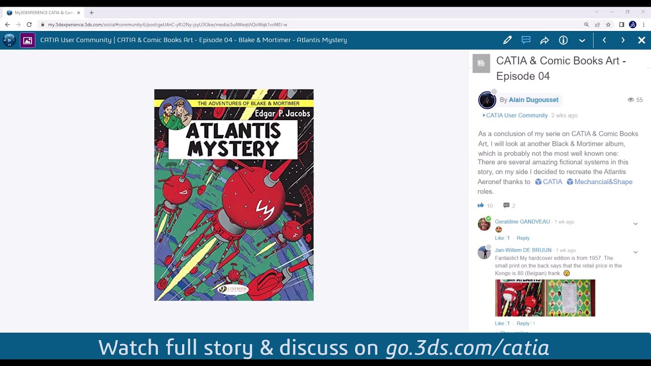 CATIA & Comic Books Art - Episode 04 - Black & Mortimer