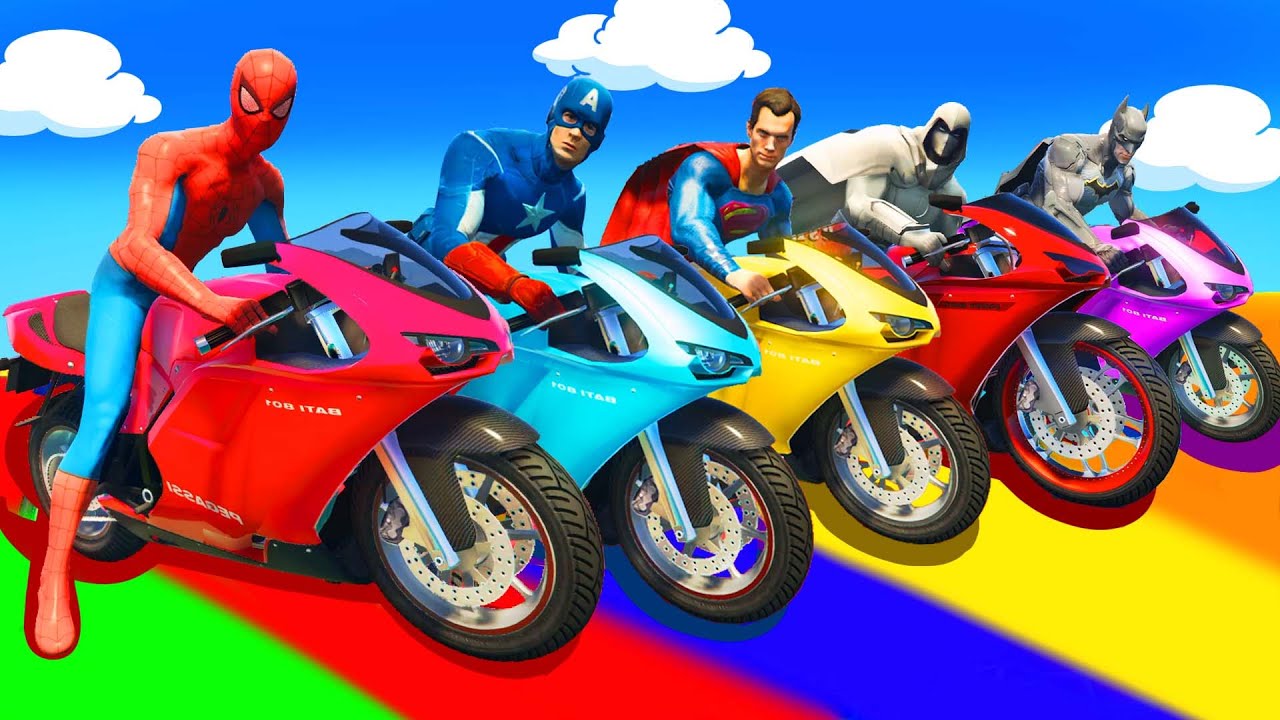 الرجل العنكبوت انقاذ باتمان Spider Man Rescue Batman vs Iron man vs Venom  GTA 5 superhero |GTA Hero