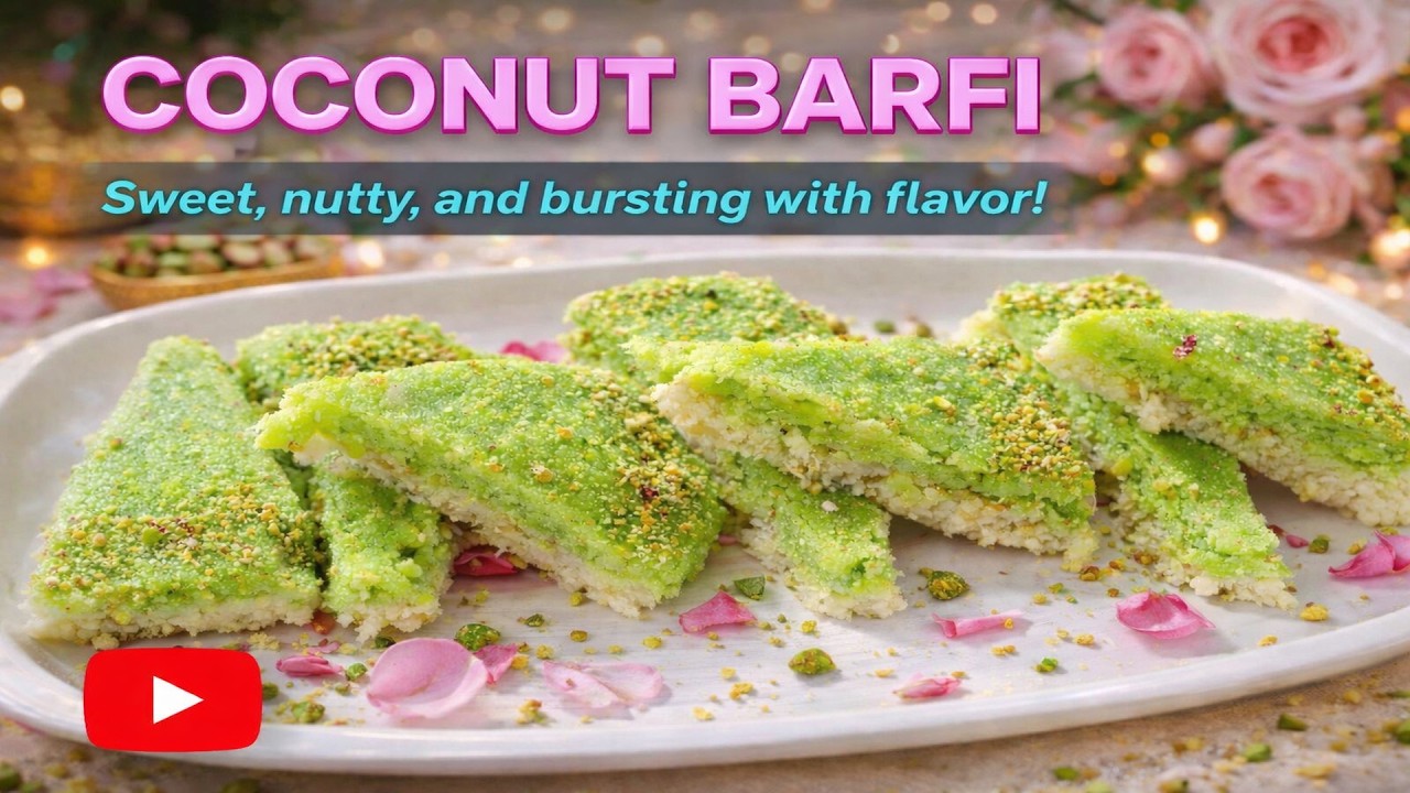 Ghar Ki Mithaas – Soft & Juicy Coconut Barfi | Barfi | Food| Indian sweet |Mithai |Festival special