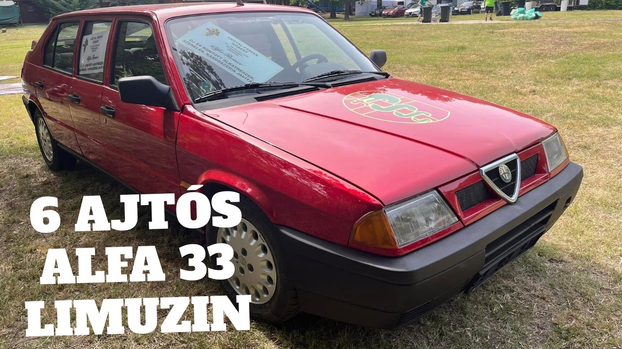 NINCS MÉG EGY ILYEN A VILÁGON! – Az egyetlen 5 méteres, 6 ajtós Alfa Romeo 33 limuzin