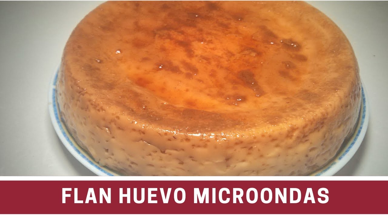 🍮 FLAN de HUEVO al MICROONDAS #11