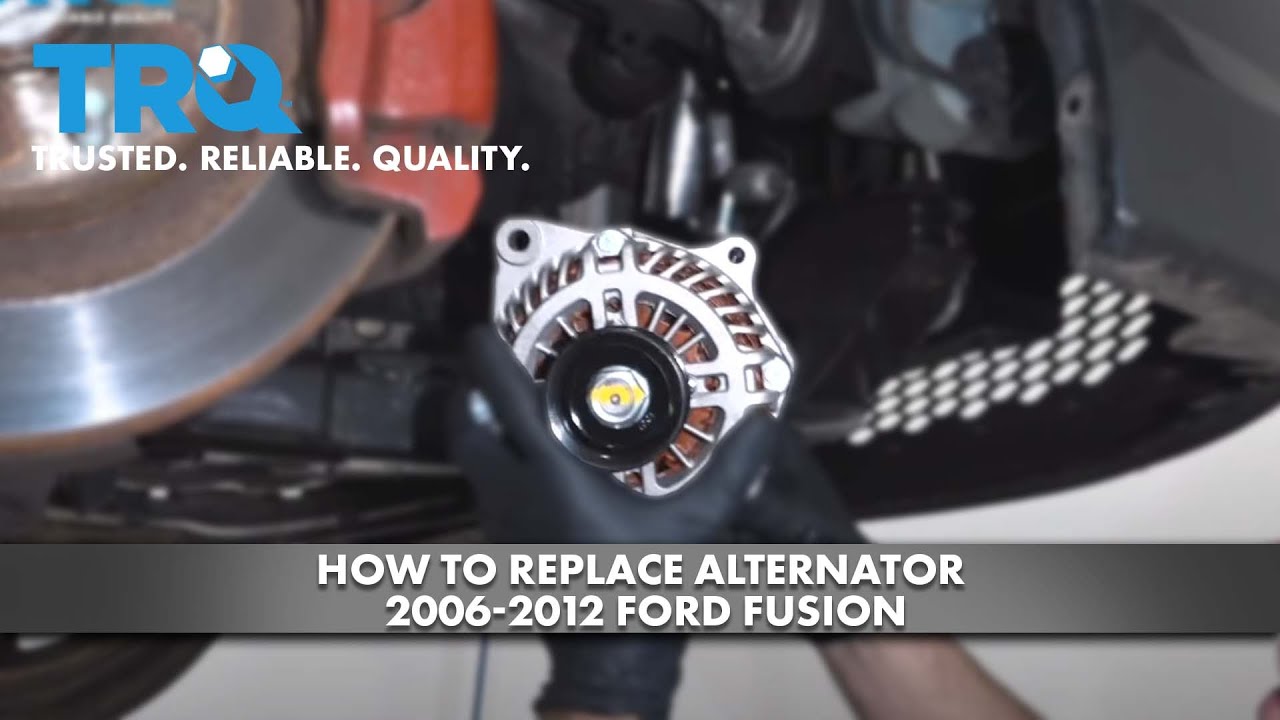 How To Replace Alternator 2006-2012 Ford Fusion