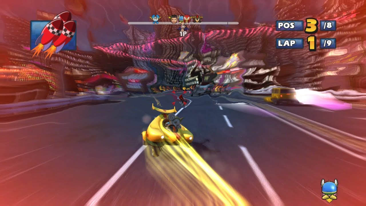 AIAI Highway Zero 9 Laps Expert (Request) Sonic & SEGA All Stars Racing. PC 2021!
