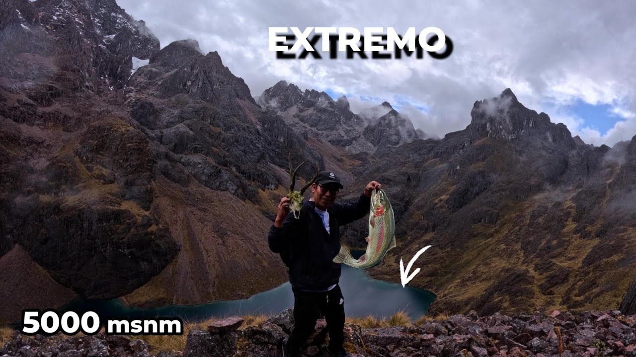 ¡SOBREVIVÍENDO! Y PESCANDO en la cima de las Montañas macizas y masivas