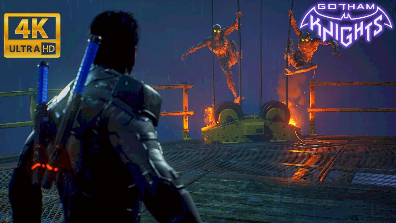 Nightwing vs Talons with Titan Suit - Gotham Knights (4K)