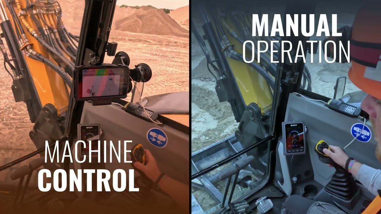 Unicontrol Manual Operation vs 3D Machine Control