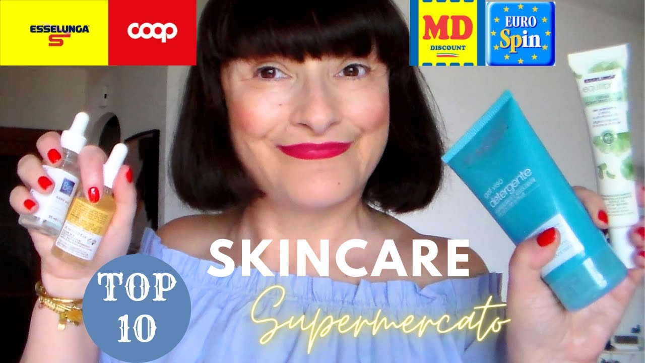🥰 SKINCARE da SUPERMERCATO 🔝 10 Prodotti Low-cost 💸a partire da € 0.99 😍