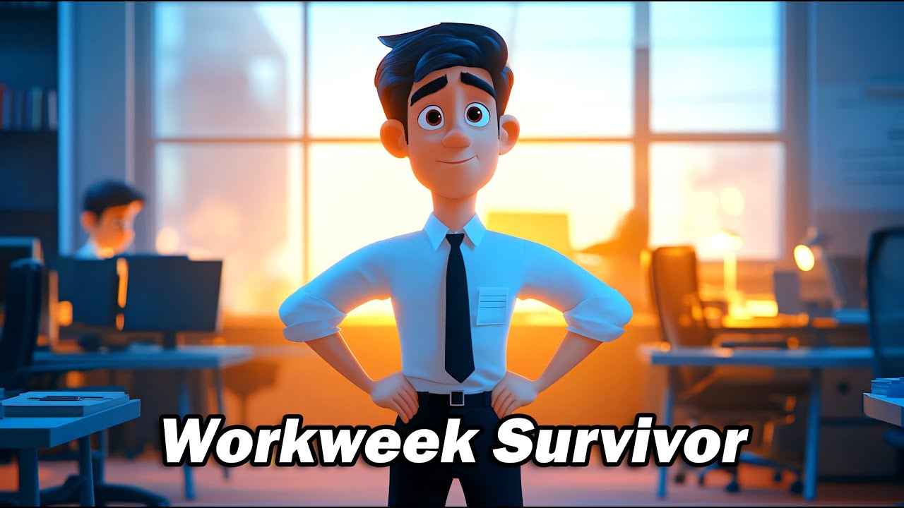 Workweek Survivor - by Shine N Burst | New AI Music Video | Office Song