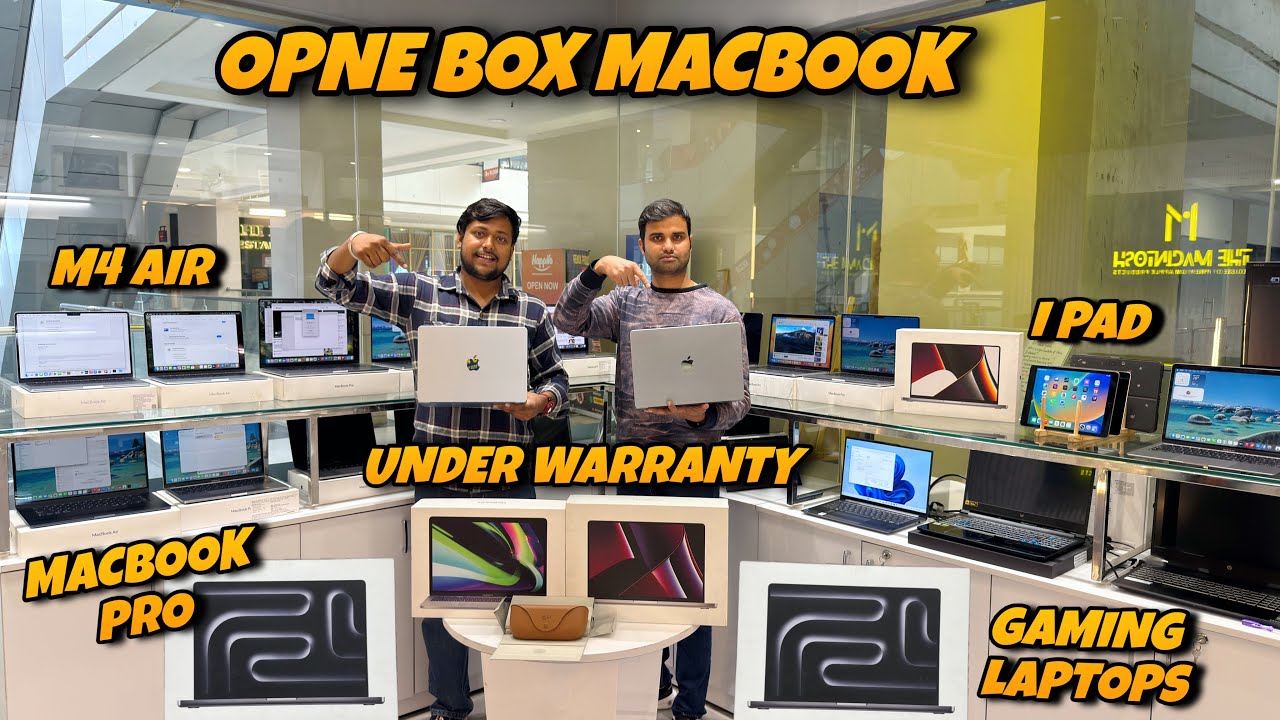 Open Box MacBook Air & Pro | Cheapest Apple MacBook M1, M2, M3, M4 | Second Hand MacBook In Delhi