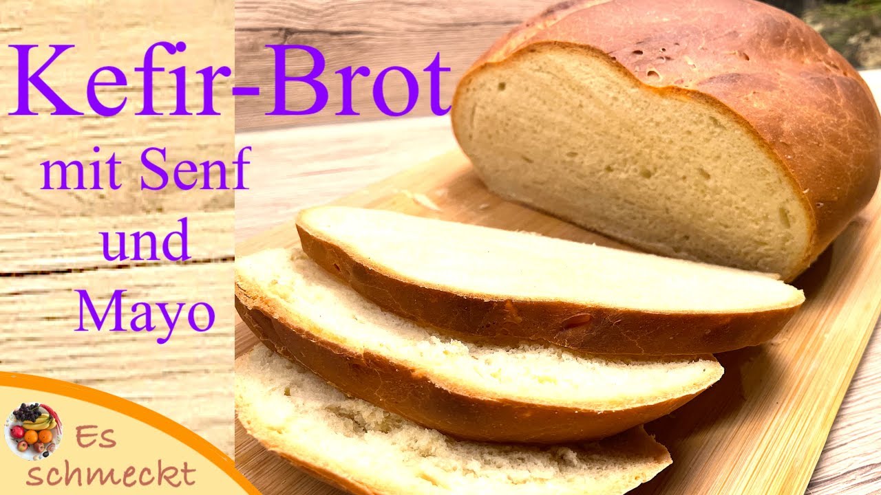 Kefir-Brot mit Senf und Mayonnaise